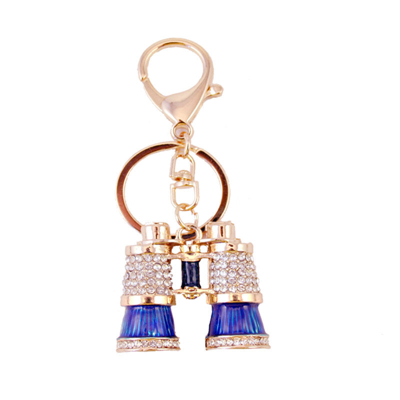 Wholesale Diamond-studded Telescope Modeling Zinc Alloy Keychains